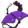 Odolná hračka pro psa – softshellový rejnok, fialová a černá