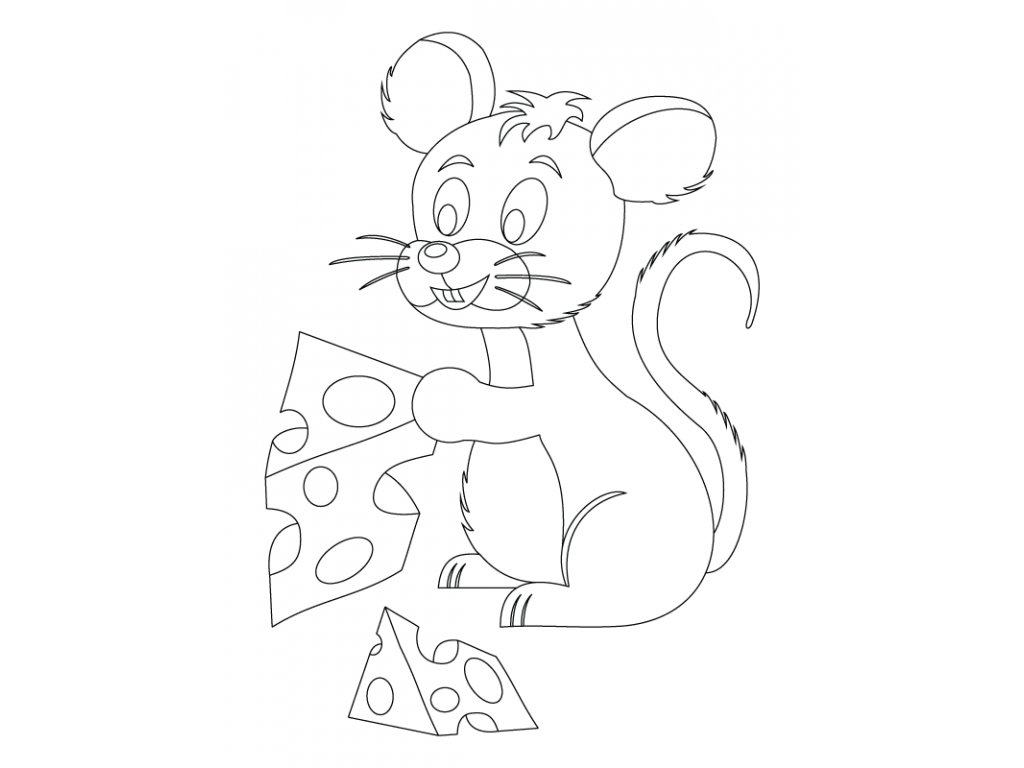 Šablona Myšička