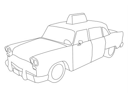 Šablona Taxi