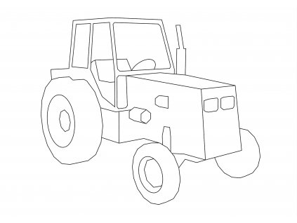 Šablona Traktor