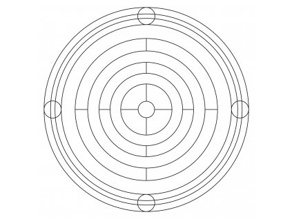 Šablona Mandala 0425