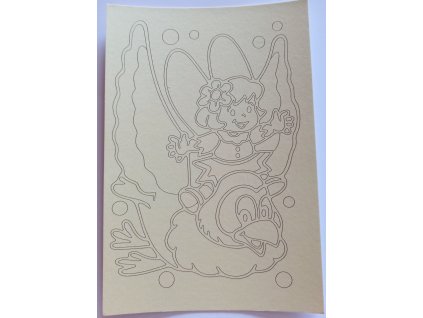 Šablona Holčička 4