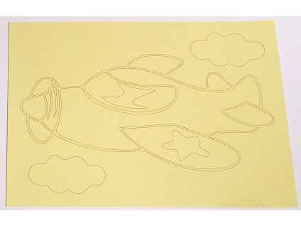 Šablona Letadlo