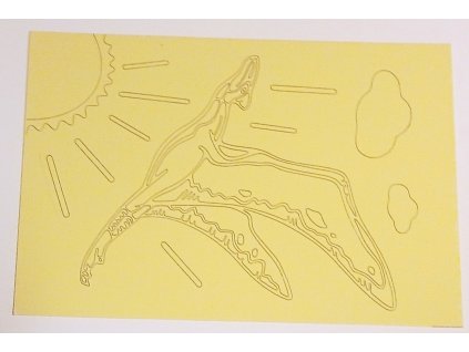 Šablona Dinosaurus Pterodaktyl