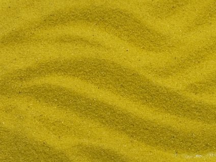 Barevný písek - žlutá (limitovaná edice)