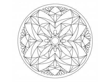 Šablona Mandala 0110