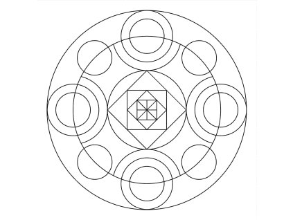 Šablona Mandala 0513