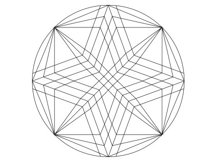 Šablona Mandala 0515