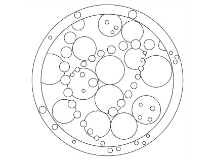 Šablona Mandala 0525