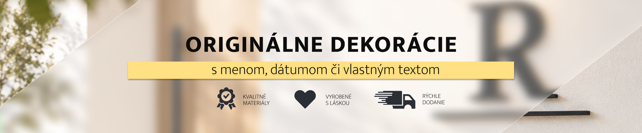 Originalne dekoracie