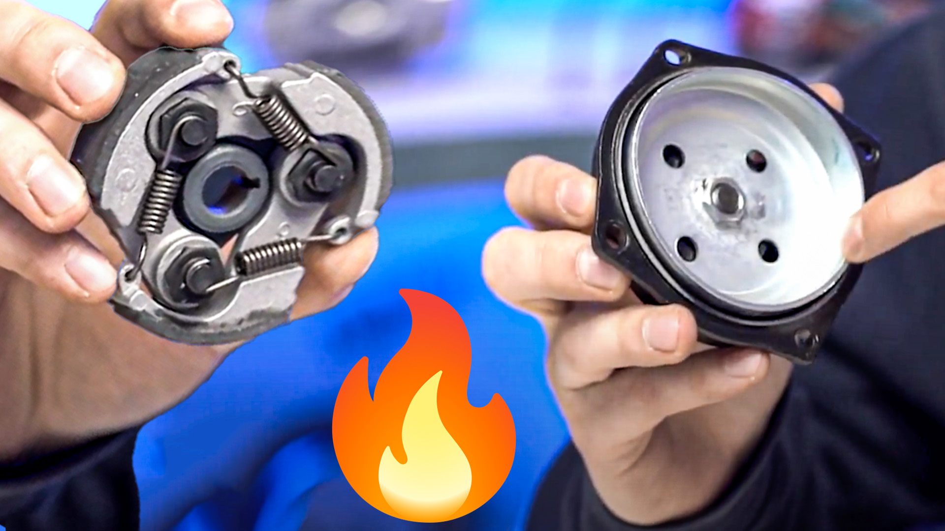 Diagnostika a výmena spáleného spojky na MiniBike