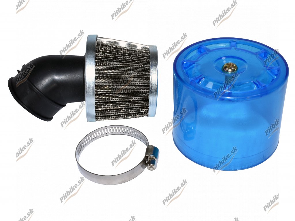 Vzduchový filter 35mm modrý 45° s krytkou 7723100554510 (1)