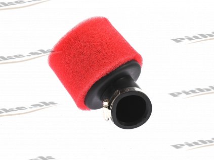 PIT02292 Vzduchový filter 38mm 45° červeno čierny penový (3)