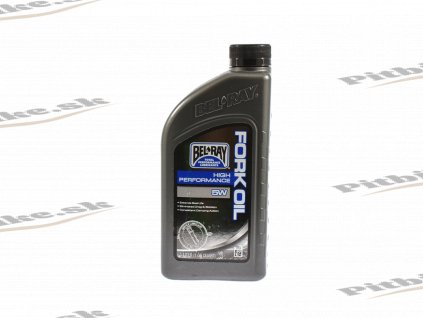 PIT02411 Olej do tlmičov BEL RAY HIGH PERFORMANCE ( FORK OIL 99300 ) 5W 1L (1)