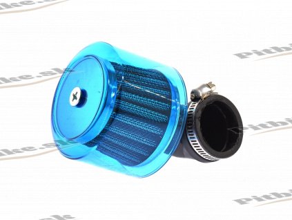 PIT02112 Vzduchový filter 35mm modrý 90° s krytkou (5)