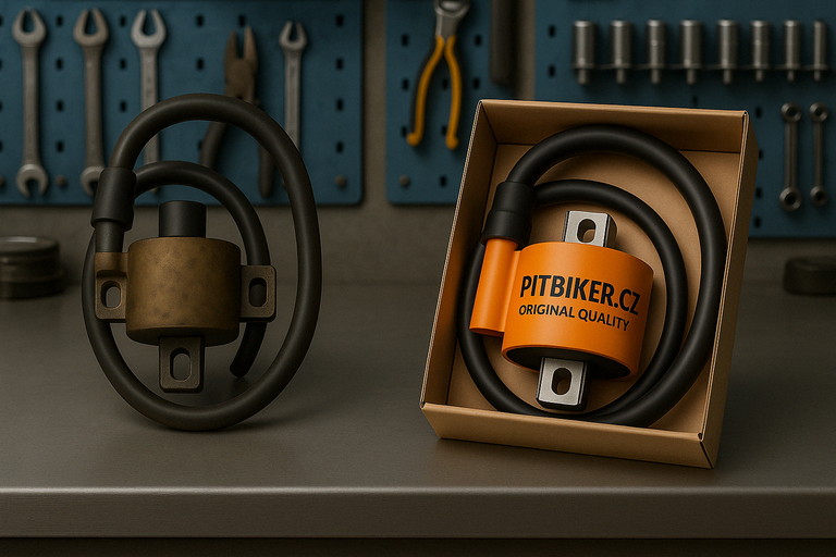 ⚡ Bez jiskry ani metr: Proč je (indukční) zapalovací cívka srdcem tvého pitbiku