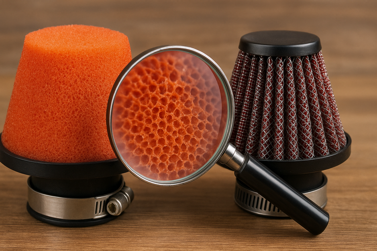 🏍️ Pěnový nebo drátěný vzduchový filtr? Poznej rozdíl a vyber si správně!