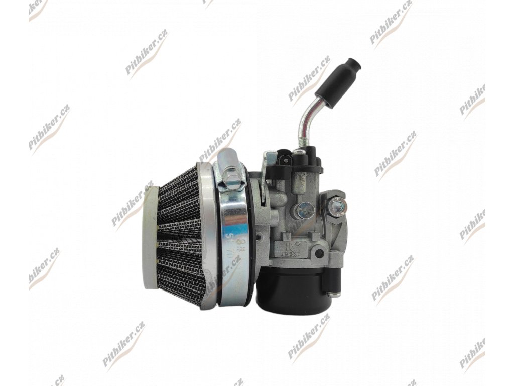 PIT02834 Karburátor minibike SHA1515F37 19mm páčkový sytič + filter (1)