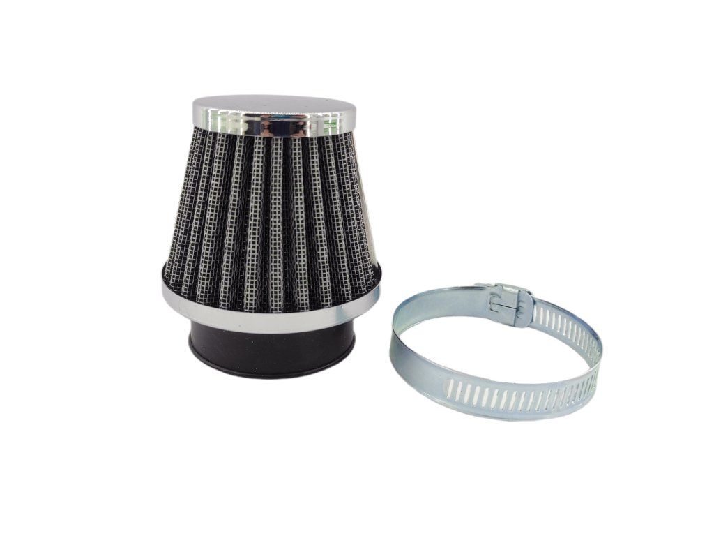 PIT02835 Vzduchový filter 46mm CHRÓM (1)