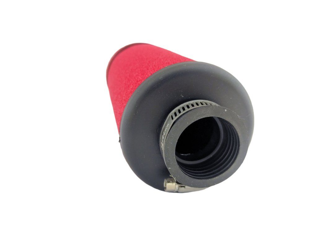 PIT03012 Vzduchový filter 35mm červený penový LONG (5)