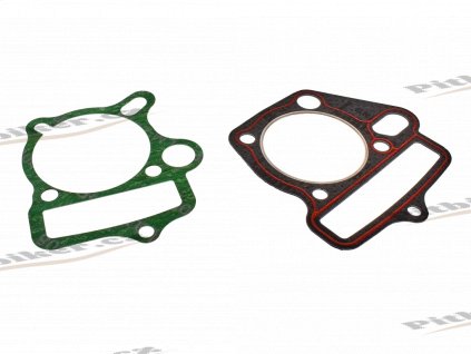 PIT01023 Tesnenie pod hlavu motora a valec 125cc 52,40mm oval