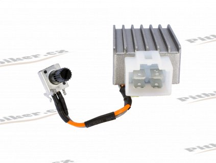 Regulátor napätia regulovateľný ATV Pitbike 110 125cc sivý 7723100657778 (1)
