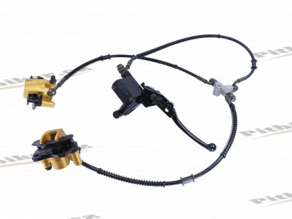 Kompletná predná brzda ATV 110cc 125cc zlatá hydraulická 7723100714990 (2) copy