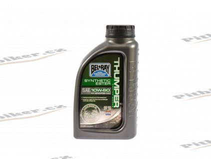 PIT02406 Motorový olej 10W 60 BEL RAY SYNTHETIC ESTER ( THUMPER racing works 99551 ) 4T 1L (1)