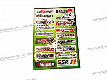 Nálepky mix 18ks Typ 7 PIT02684 (2)