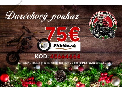 Vianočný poukaz 75€