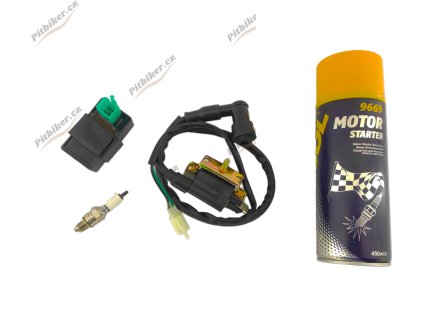 PIT02990 CDI TUNING + indukčná cievka + sviečka DENSO + motor štartér ATVPitbike typ 2 (1)