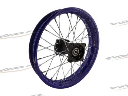 PIT03335 Rafík zadného kolesa 14 4×100mm os12 modrý komplet (7)