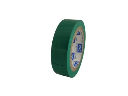 15130 5 izolacna paska pvc 10m zelena