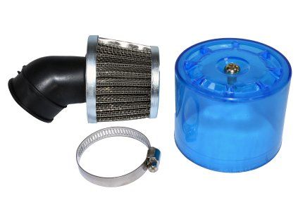Vzduchový filter 35mm modrý 45° s krytkou 7723100554510 (1)