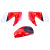 Kapotáž predná maska červeno čierno biela minibike 7723100608169 (5)