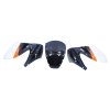 Kapotáž predná maska čierno oranžovo biela minibike 7723100608466 (3)