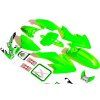 PIT02186 Plasty na pitbike 125cc CRF 50 zelené + polepy 5