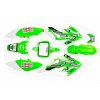 PIT02186 Plasty na pitbike 125cc CRF 50 zelené + polepy