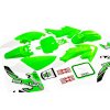 PIT02186 Plasty na pitbike 125cc CRF 50 zelené + polepy 2