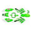 PIT02186 Plasty na pitbike 125cc CRF 50 zelené + polepy
