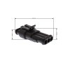 PIT02364 Konektor samec + samica WATERPROOF 3pin (6) New