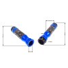 PIT02440 Gripy rýchlopalu Leoshi kovové modré 11 New