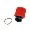 PIT03309 Vzduchový filter 48mm 45° červený penový (8)
