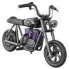 100227 11 hyper gogo pioneer 12 plus elektricky chopper motocykel pre deti cierny