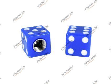PIT00907 - Čiapočka autoventilu - kocky modré - 2ks