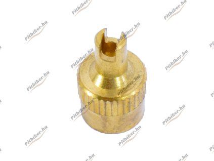PIT01197 - Čiapočka autoventilu - kov - zlatá - 10ks