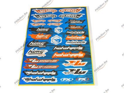 PIT02328 - Nálepky - Hotwheels - 29ks
