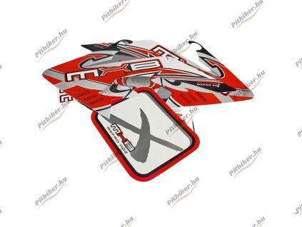 PIT02175 - Nálepky MXPRO IIOZ Pitbike - červené