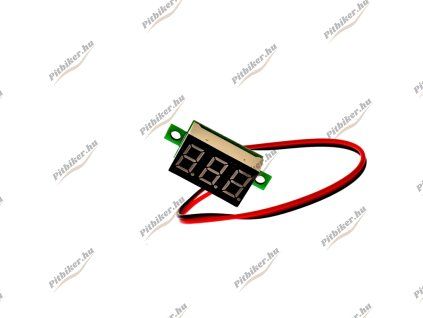 Voltmérő "kocka" 4,5V - 30V - zöld