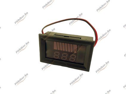 PIT02447 - Voltmeter 6V - 24V & 12V ukazovateľ stavu baterie